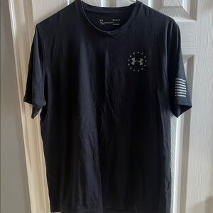 Under Armour Black Short Sleeve Tee with Logo